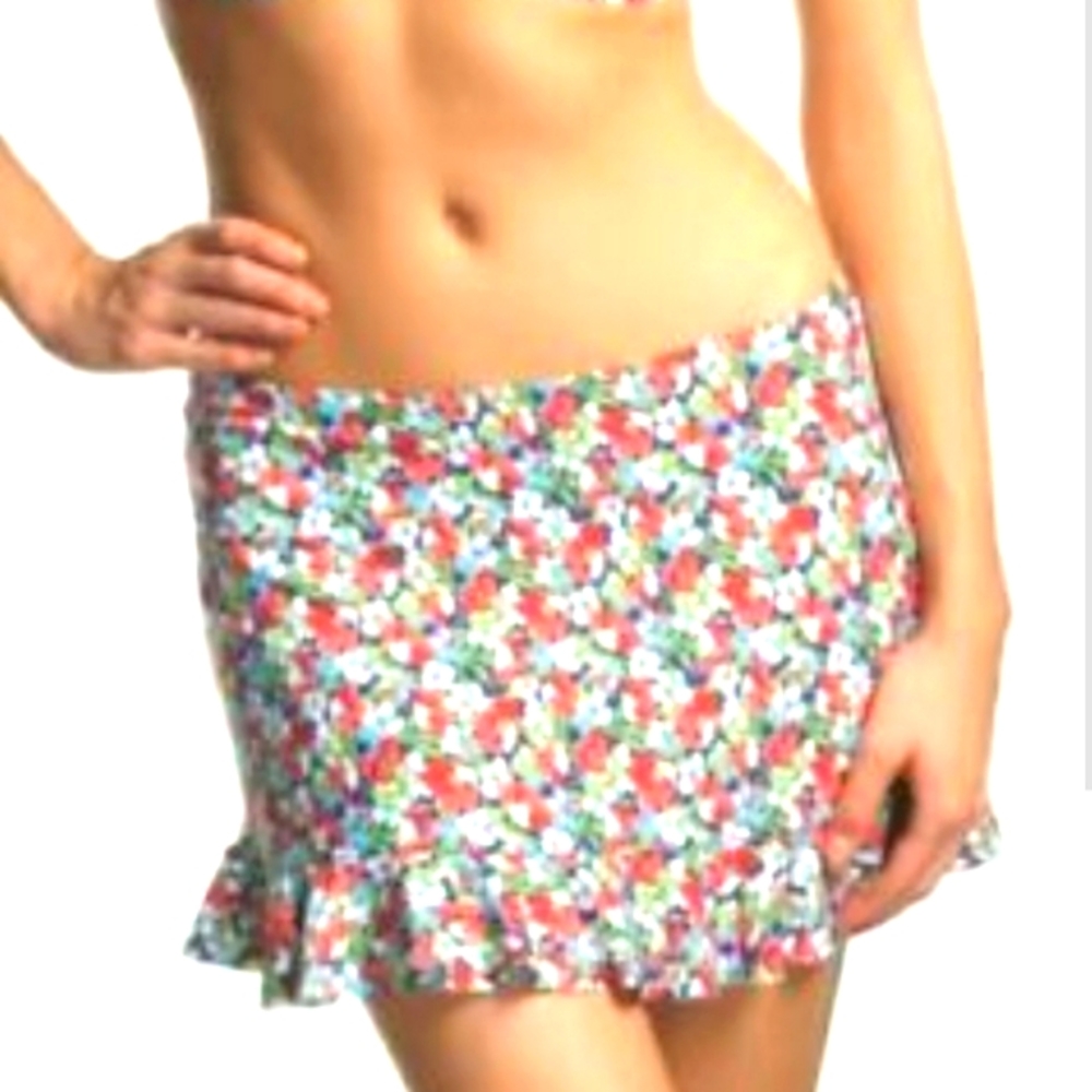 Freya Valentine Floral Swim Skirt Cover Up